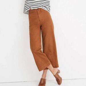 Madewell high waisted burnt orange Emmett pant